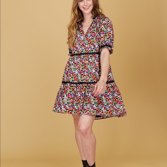 *NWT* Crosby By Mollie Burch Isabelle Dress in Tea Garden - Picture 4 of 12